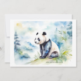 Convite Panda traz boa sorte