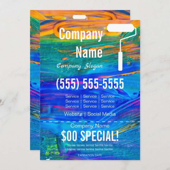 Convite Panfleto 5x7 (Frente/Verso)