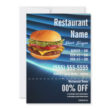 Panfleto Burger 5x7