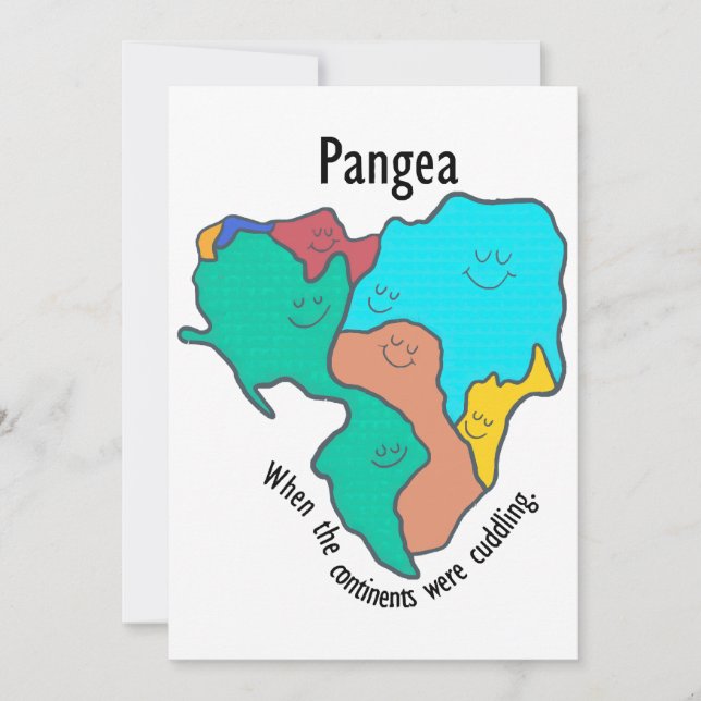 Convite Pangea Continente Cudling Multicolor (Frente)