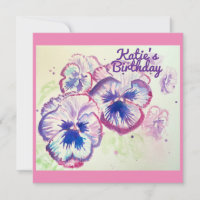 Pansy Amores-perfeitos Roxo Flor Flora Rosa