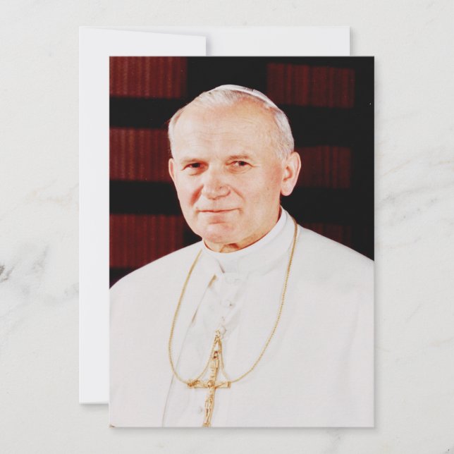 Convite Papa João Paulo II (Frente)