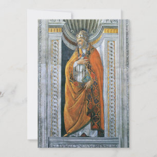 Convite Papa São Sixto II por Sandro Botticelli
