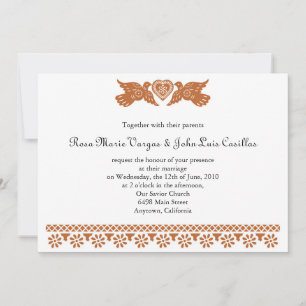 Convite Papado Style Love Birds