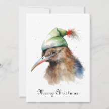 Papagaio-do-marrio de Natal em Aquarela Personaliz