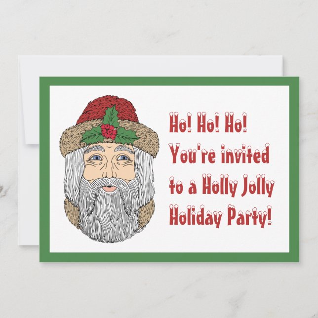 Convite Papai Noel  (Frente)