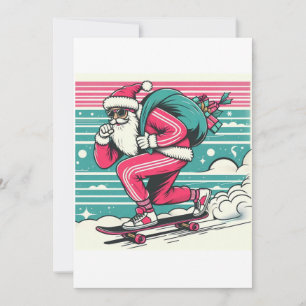 Convite Papai Noel de skate
