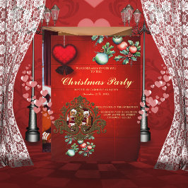 Convite Papai Noel e Elfos depois do trabalho.