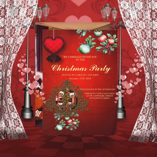 Convite Papai Noel e Elfos depois do trabalho. (Christmas time)