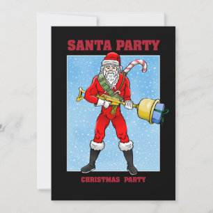 Convite Papai Noel Feliz Natal Parte 2