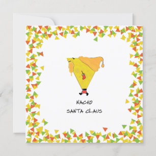 Convite Papai Noel Nacho com Batatas