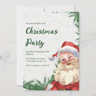Convite Papai Noel Natal