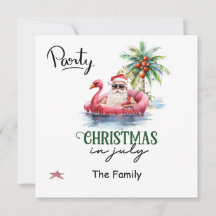 Papai Noel para o Natal em julho