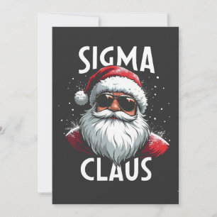 Convite Papai Noel Sigma Engraçado Gen Alpha Escola Secund