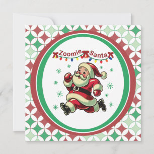 Convite Papai Noel Zoomie Natal