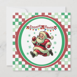 Convite Papai Noel Zoomie Natal