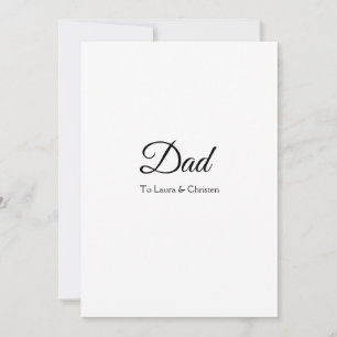 Convite Papai papai adicione nome texto presentes do dia d