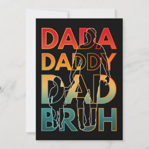 Convite Papai Papai Pai BRUH