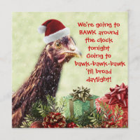 Papais noeis Bawk em volta do Relógio esta noite!