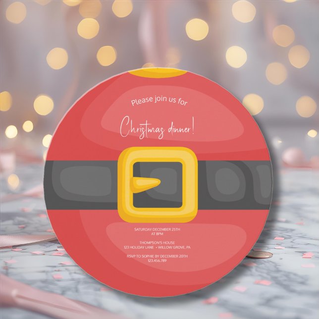 Convite Papais noeis belly (Criador carregado)