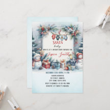 Papais noeis Chá de fraldas de inverno de Natal