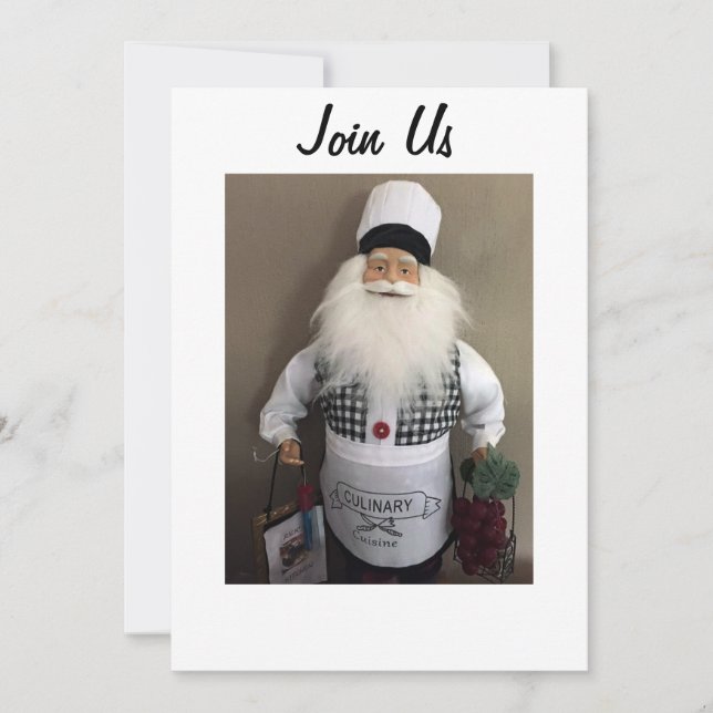 CONVITE PAPAIS NOEIS CHEF CONVIDA TODOS A SUA CRIANÇA A SE (Frente)