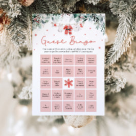 Convite Papais noeis de Natal Encontram o Chá de fraldas d