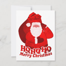 Convite Papais noeis de Natal para crianças vermelho