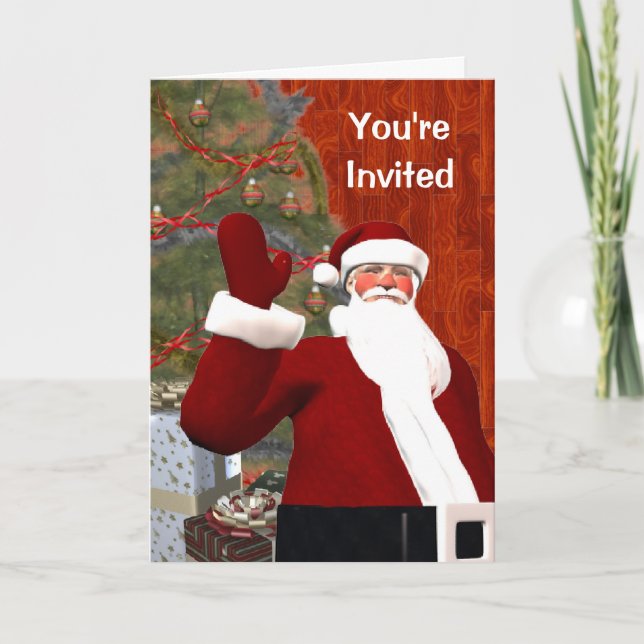 Convite Papais noeis dizem que você é convidado (Frente)