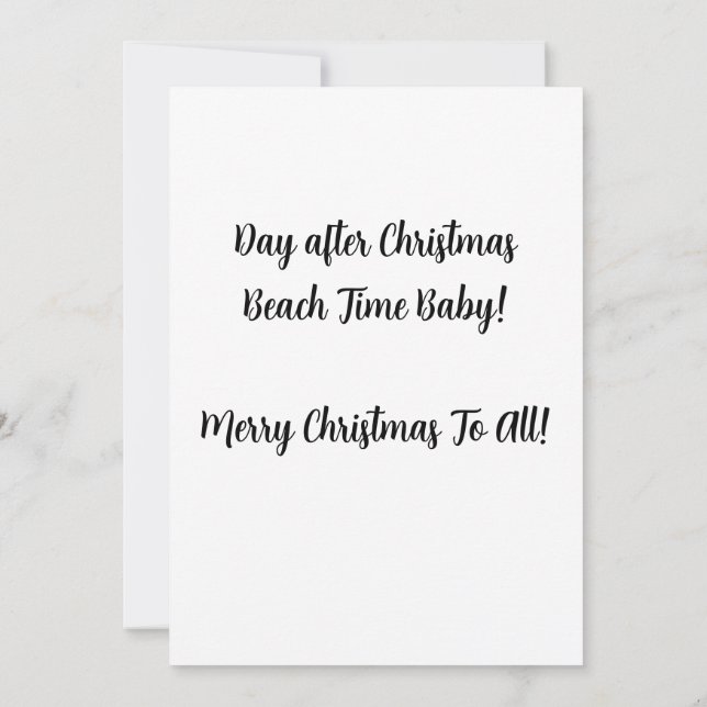 Convite Papais noeis e seus Ray-Bans - Natal Casado! (Verso)