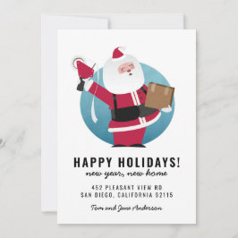 Convite Papais noeis felizes mudam com caixa