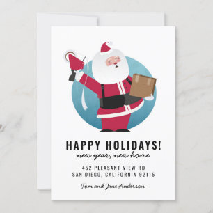 Convite Papais noeis felizes mudam com caixa