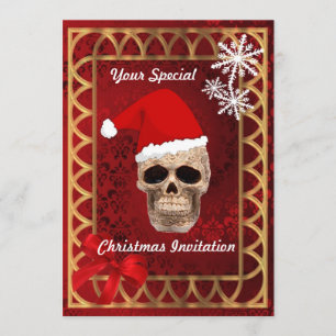 Convite papais noeis góticos engraçados, Natal