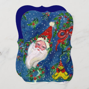 CONVITE PAPAIS NOEIS,HOLLYBERRIES,CROWNS,PARTES CHRISTMAS 