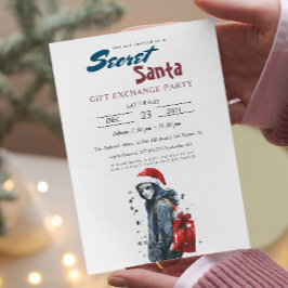 Convite Papais noeis modernos no partido Disguise I Secret