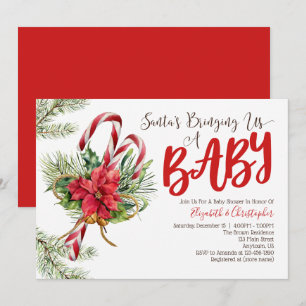 Convite Papais noeis Nos Trazendo Um Chá de fraldas De Nat