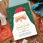 Convite Papais noeis Secretos Modernos Oferecem Troca Verm<br><div class="desc">Espalhe um pouco de alegria de feriado com este Engraçado Papais noeis Secretos,  dotados de presentes para troca! 🎅 🎁 Perfeito por convidar amigos ou colegas para se juntarem a uma troca de presentes divertida e festiva. Design brilhante,  brincalhão para colocar todos no espírito de feriado!</div>