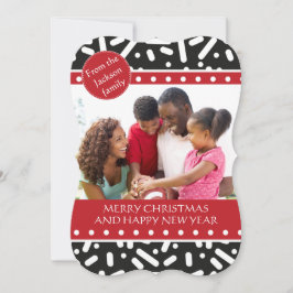 Convite Papel de carta e presentes de Natal na neve