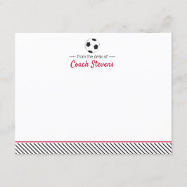 Convite Papel de Carta Vermelho e Preto