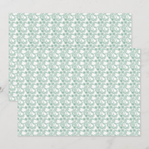 Convite Papel de embalagem colorido com um padrão repetiti