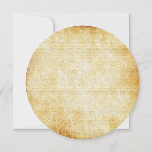 Convite Papel de pergaminho do fundo | (Verso)