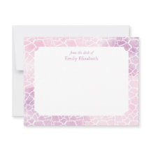 Papel de Personalização do Padrão Girafa em Aquare