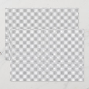 Convite Papel de Presente Cinza com Padrão de Natal Modern