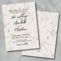 Papel de Semente Manuscrito Elegante Casamento Boh