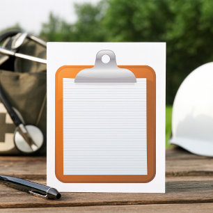 Convite Papel Em Uma Área De Transferência