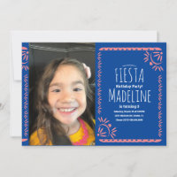Papel Picado Mexicano Birthday Fiesta Foto Floral