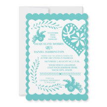 Papel Picado Mexicano Fiesta Weding Banner Theme