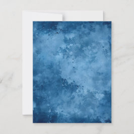 Convite Papel Scrapbook Imprimível Azul com Tinta Distinta