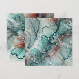 Convite Papel Scrapbook para álcool de queda gelada