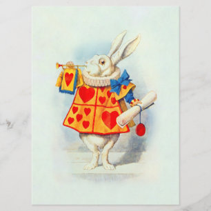 Convite PAPEL/TAMANHO/OPÇÃO DE FORMA Alice Wonderland - 
